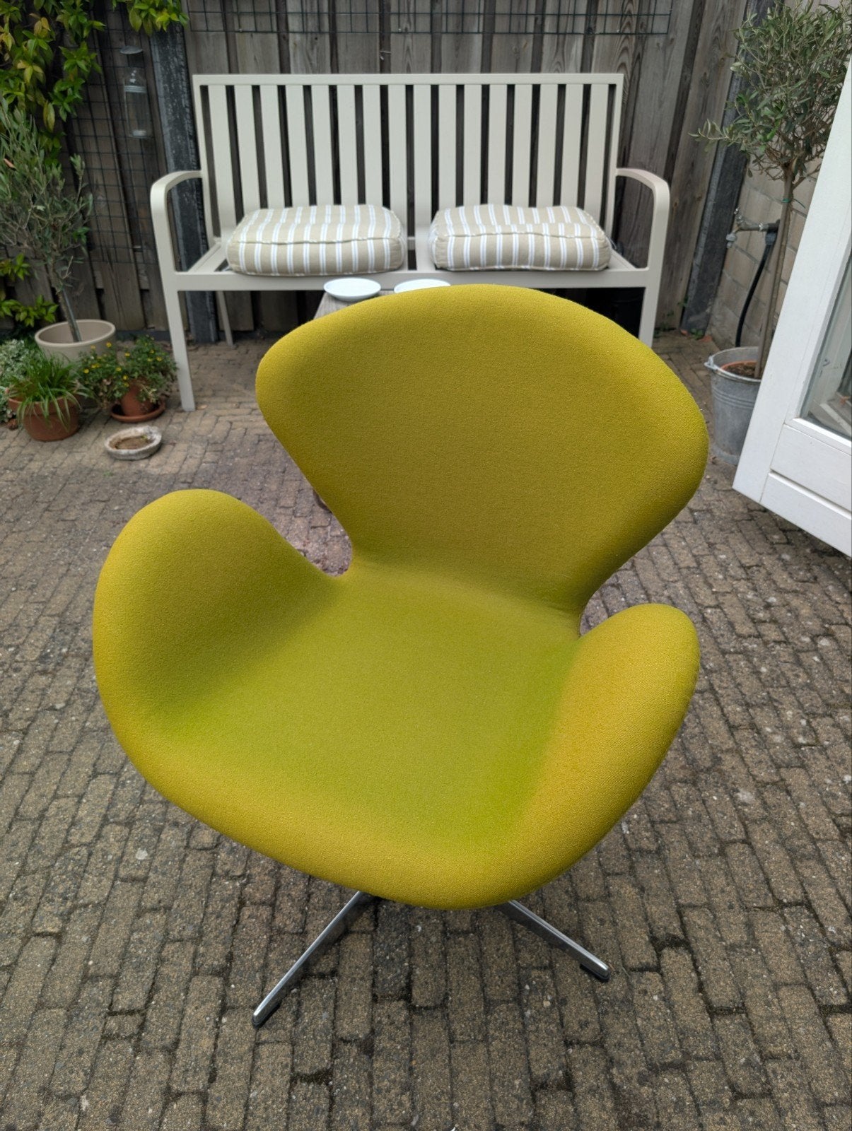 Vintage Design Stoel - Tulp Stijl, Ophalen of Verzenden
