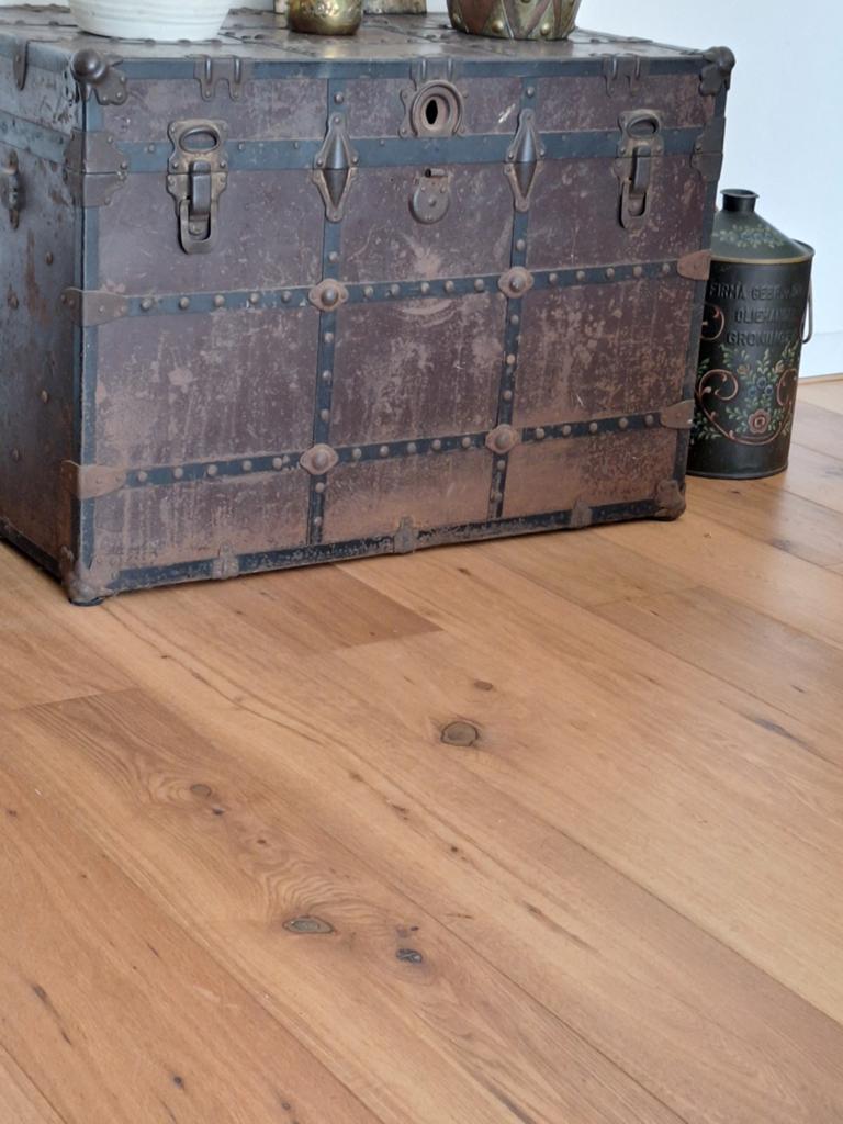 Antieke kist  /steamer trunk, Ophalen, Gebruikt, 50 tot 100 cm, 50 tot 75 cm