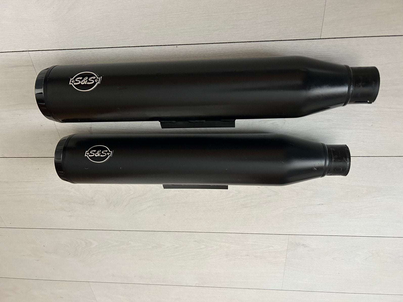 Harley davidson S&S eind dempers zwart, Ophalen of Verzenden