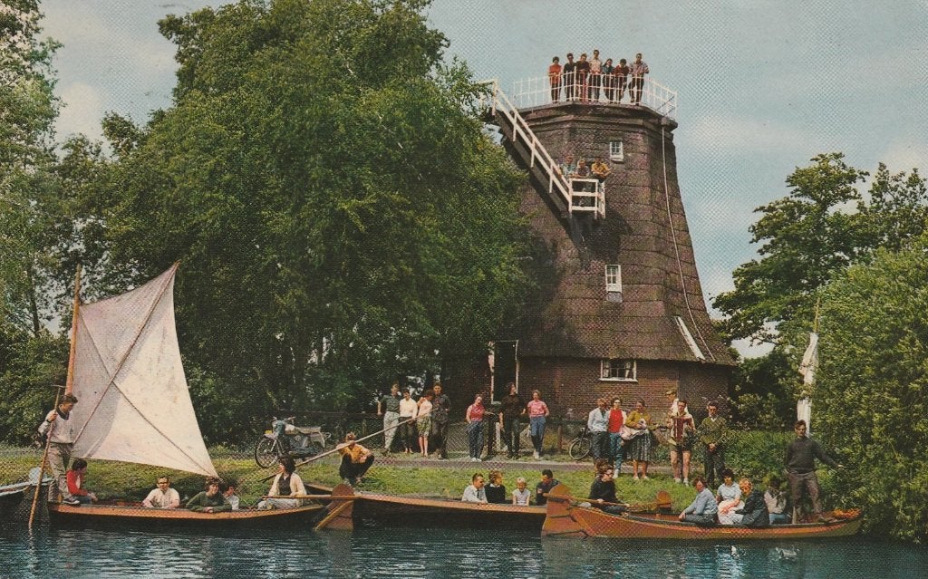 GIETHOORN Kampeermolen kl.f., Verzenden, 1960 tot 1980, Gelopen, Overijssel