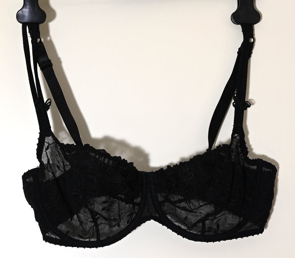 Aubade TULIPES balconnet Bh Zwart - 85E, Aubade, Verzenden, Zwart, BH