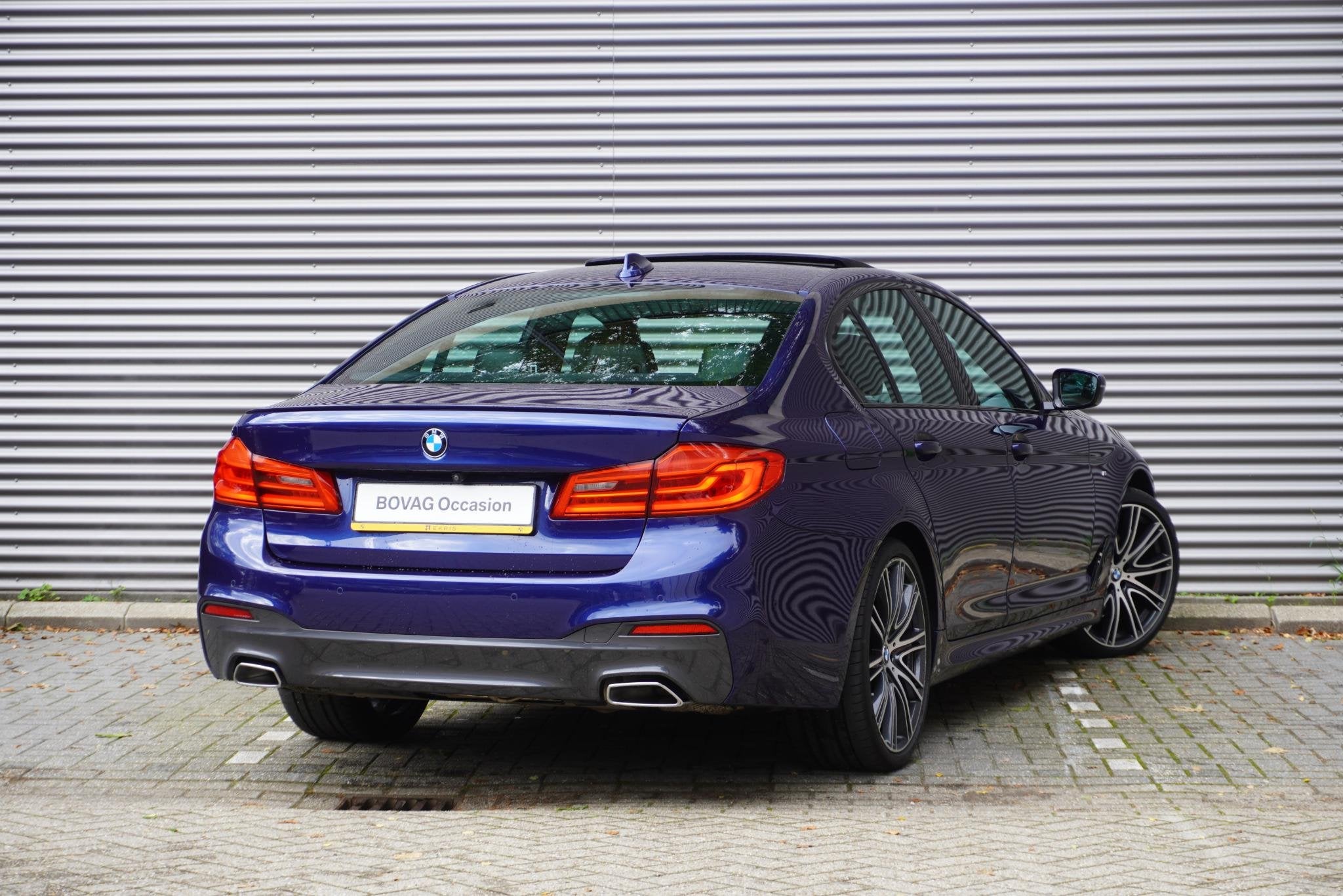 BMW Sedan 5 serie 520i M Sportpakket | Elektrisch glazen sch, Automaat, Gebruikt, 4 cilinders, Blauw