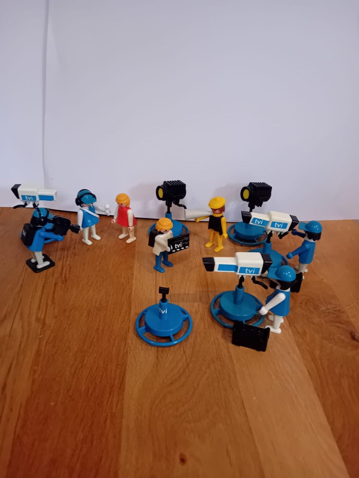 Vintage Playmobil tv studio filmset., Complete set, Ophalen of Verzenden, Zo goed als nieuw, City life