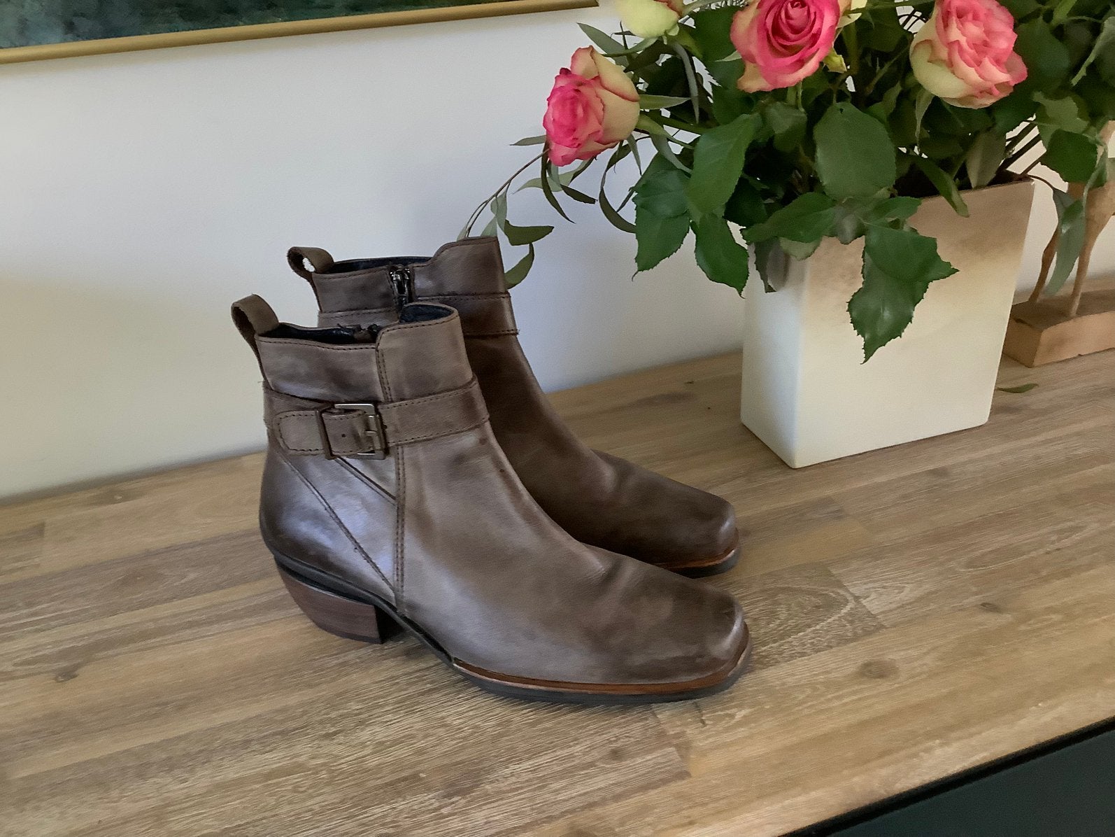 Wolky enkellaarzen maat 40, Kleding | Dames, Bruin, Lage of Enkellaarzen, Nieuw, Ophalen of Verzenden