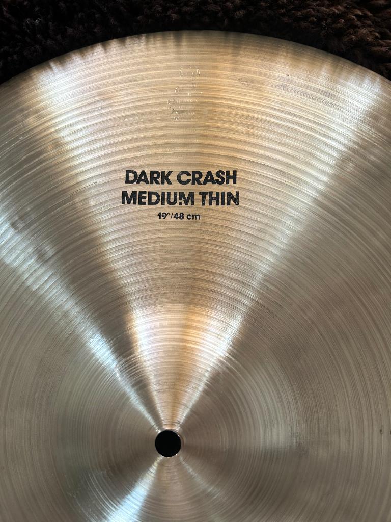 Zildjian BIG CRASH Cymbals vintage/pre-owned 18"-19”, Gebruikt, USA, Drums of Percussie, Ophalen of Verzenden
