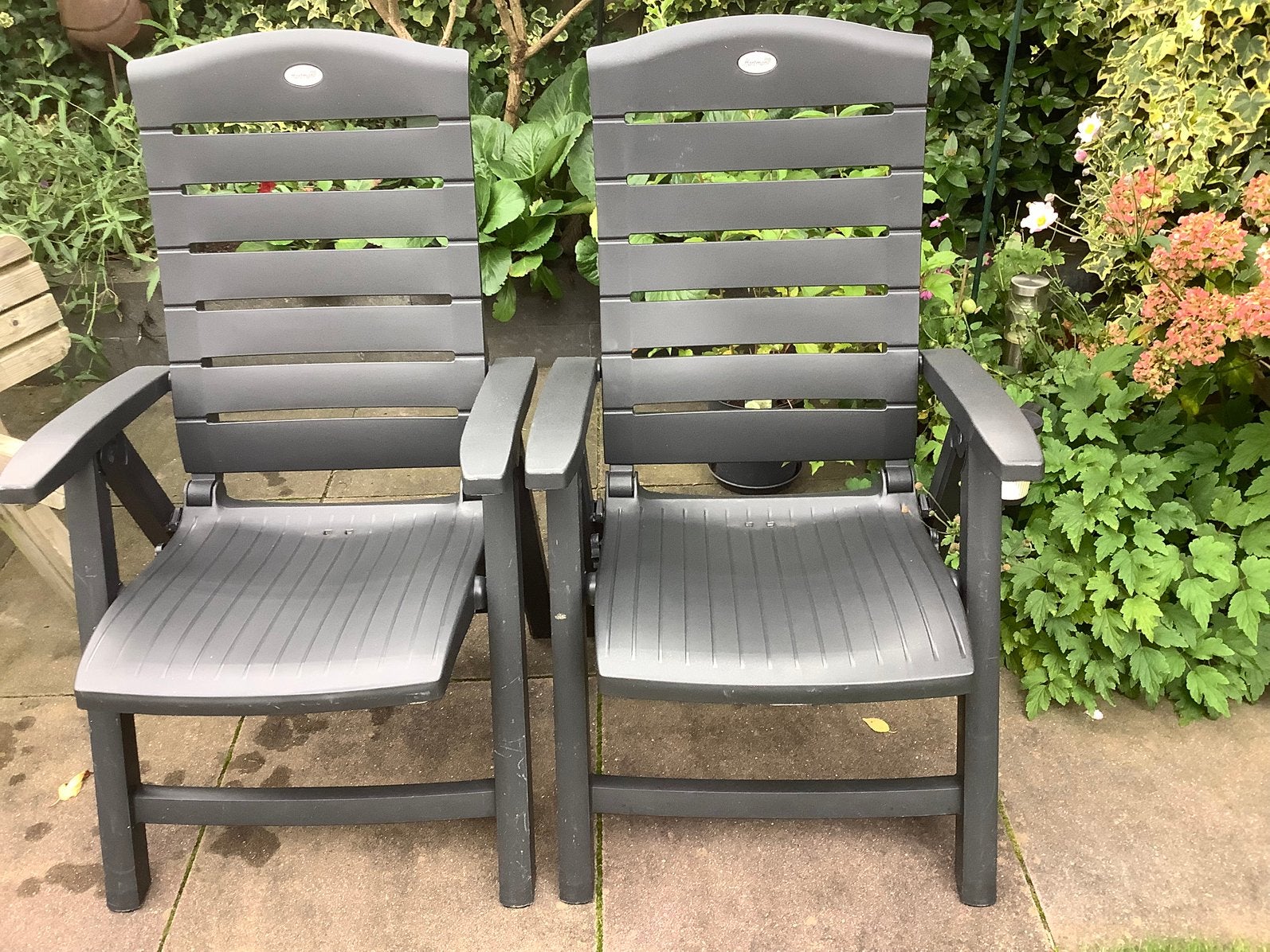 Tuinstoelen, Ophalen, Gebruikt, Kunststof, Inklapbaar