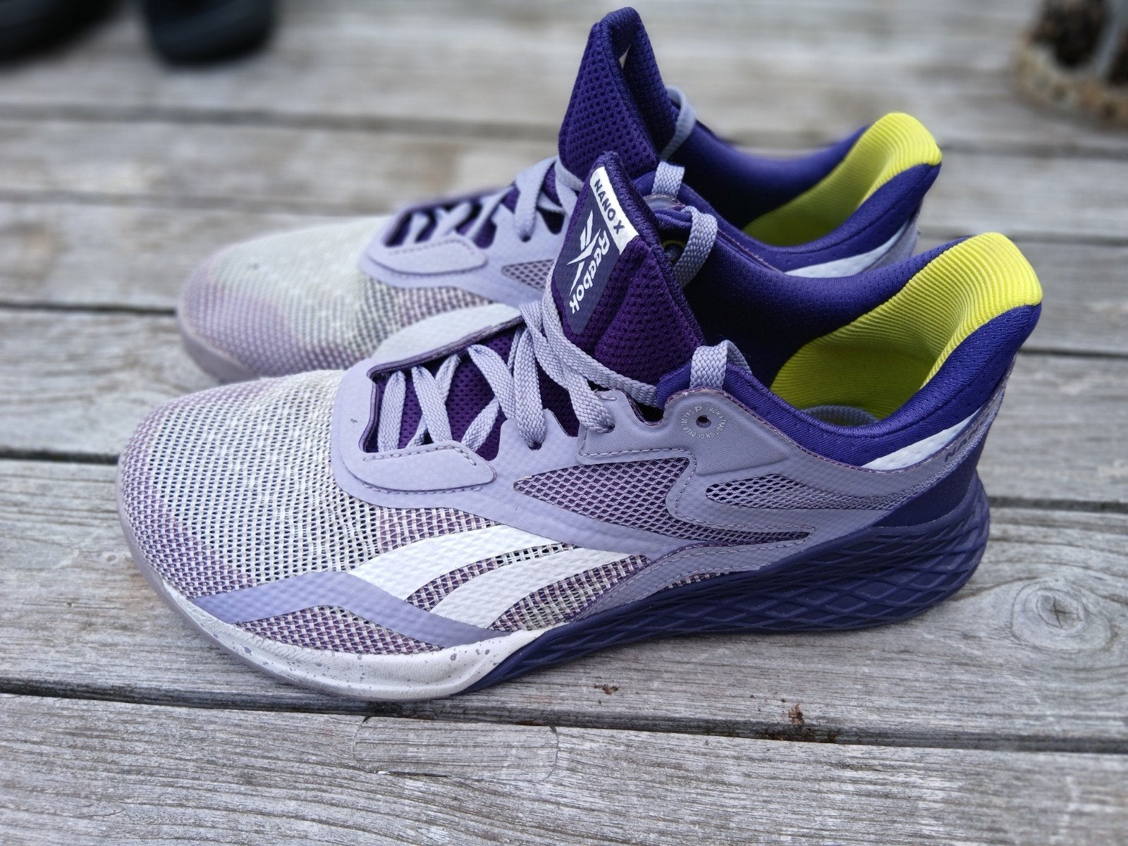 Reebok Nano X fitness sportschoen - Paars/Wit, Ophalen of Verzenden, Zo goed als nieuw, Overige typen