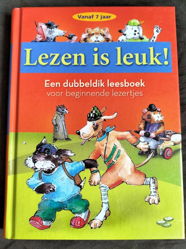 Lezen is leuk! - Een dubbeldik leesboek / vanaf 7 jaar, Ophalen of Verzenden, Zo goed als nieuw, Fictie algemeen