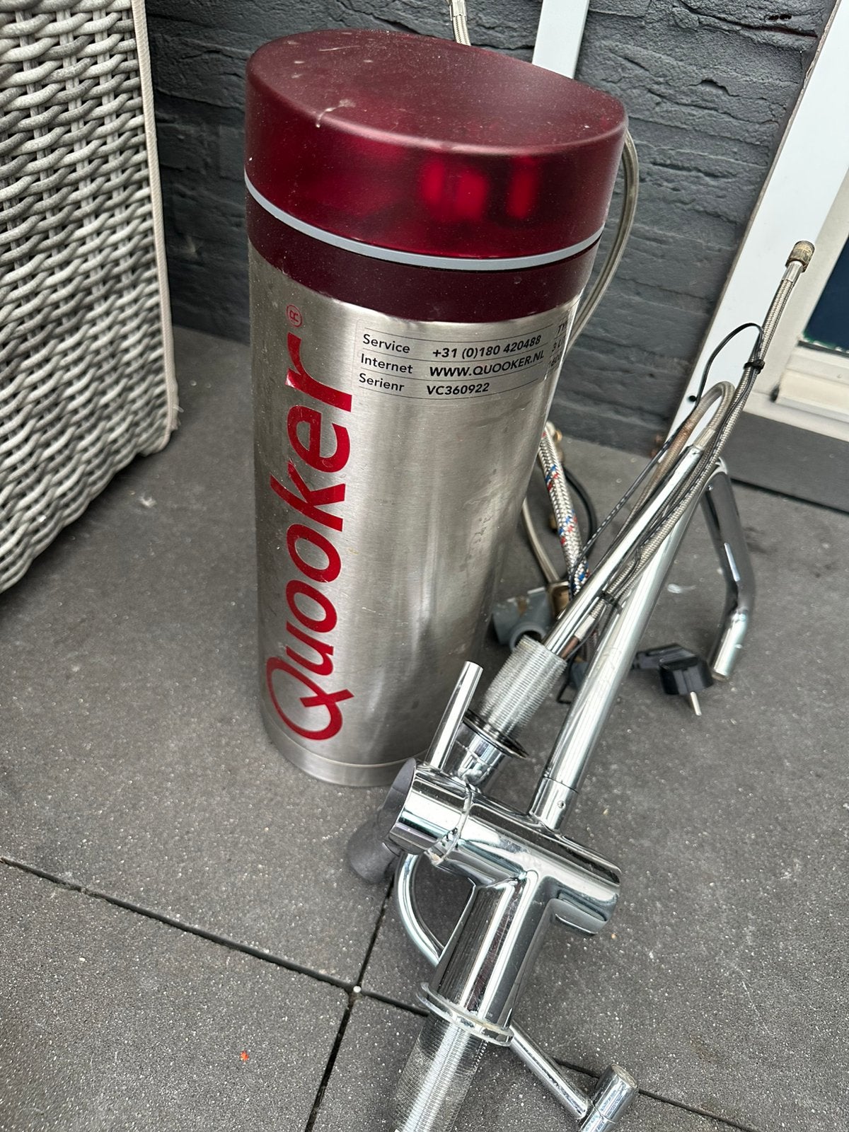Quooker + Kraan, Ophalen, Gebruikt, Aardgas, Boiler