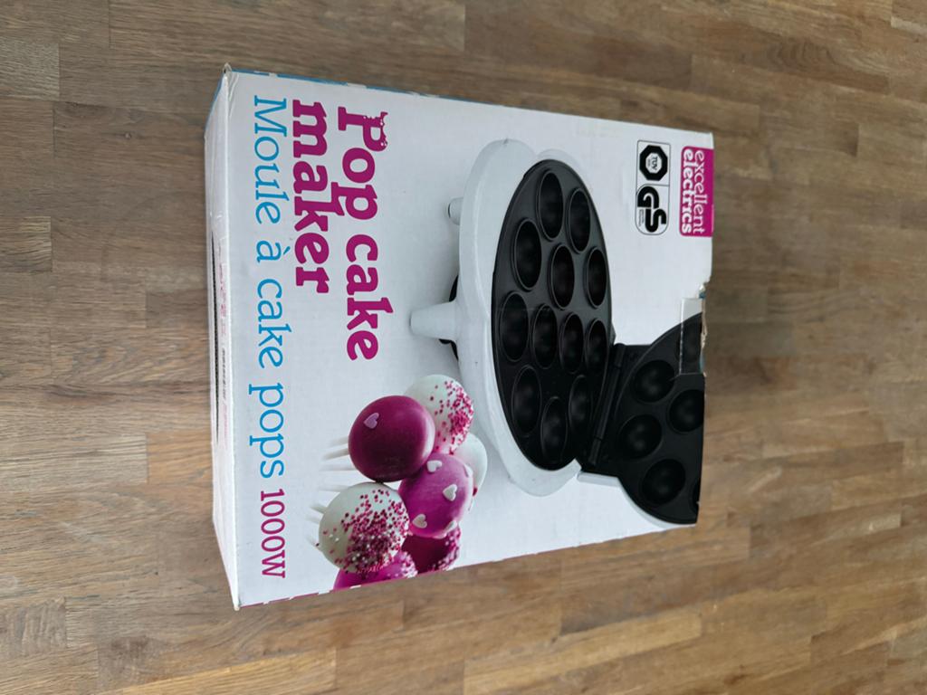 Popcake maker 1000W - Excellent Electrics, Ophalen of Verzenden, Zo goed als nieuw