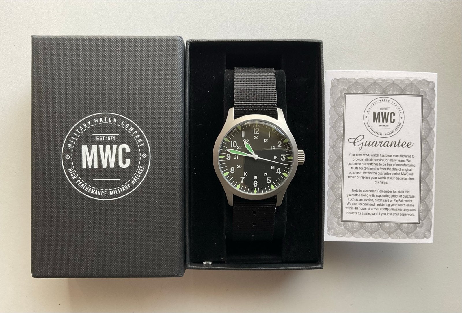 MWC Militaire Horloge - Zo goed als nieuw, Sieraden, Tassen en Uiterlijk, Horloges | Heren, Overige merken, Staal, Polshorloge