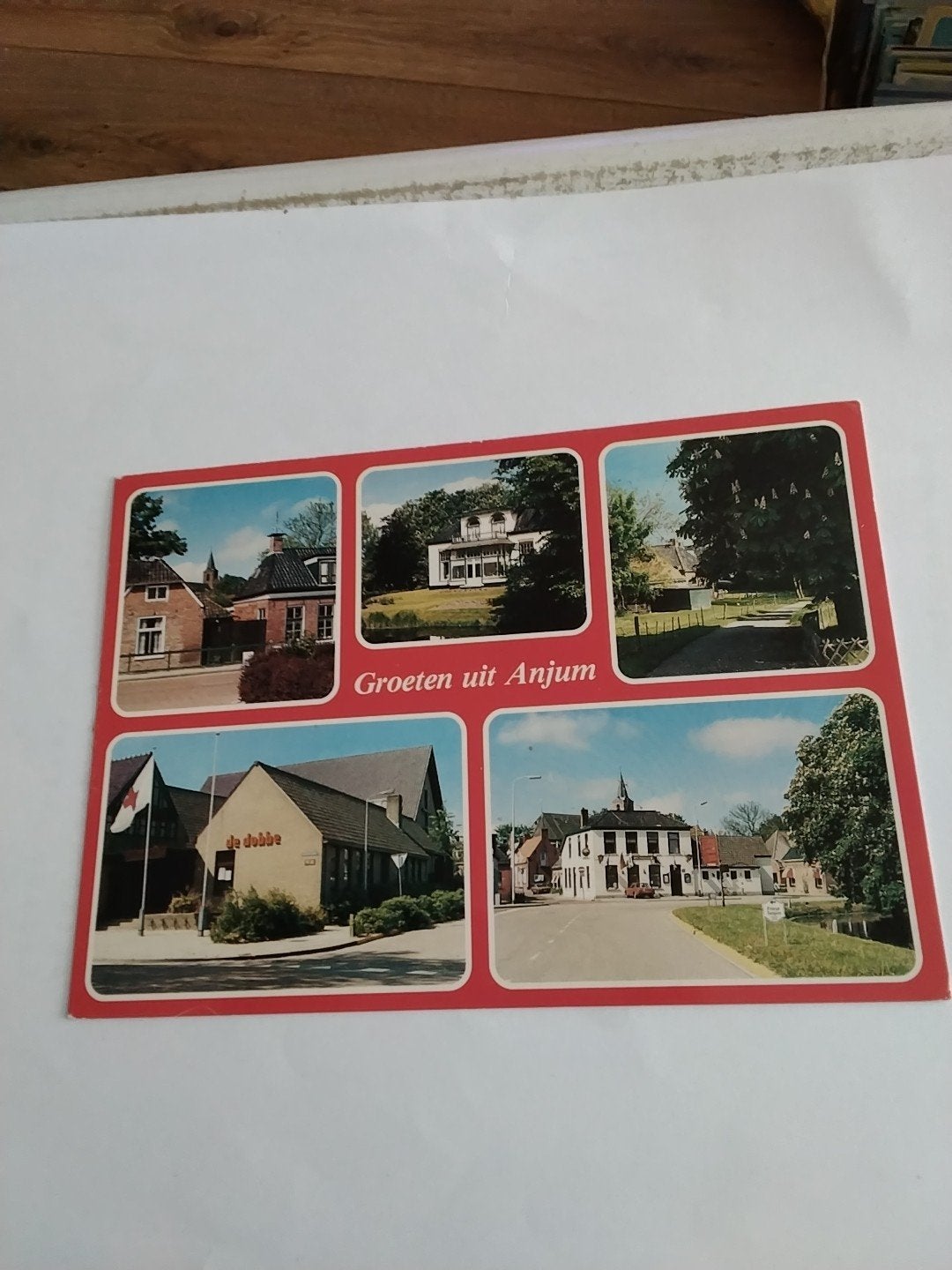 Ansichtkaart Groeten uit Anjum - Friesland, Ophalen of Verzenden