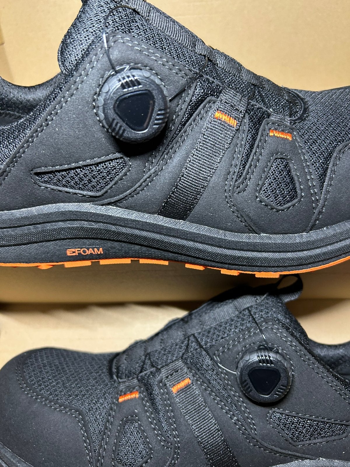 Nieuwe lichtgewicht Emma werkschoenen mt 46 met BOA sluiting, Verzenden, Zwart, Nieuw, Werkschoenen