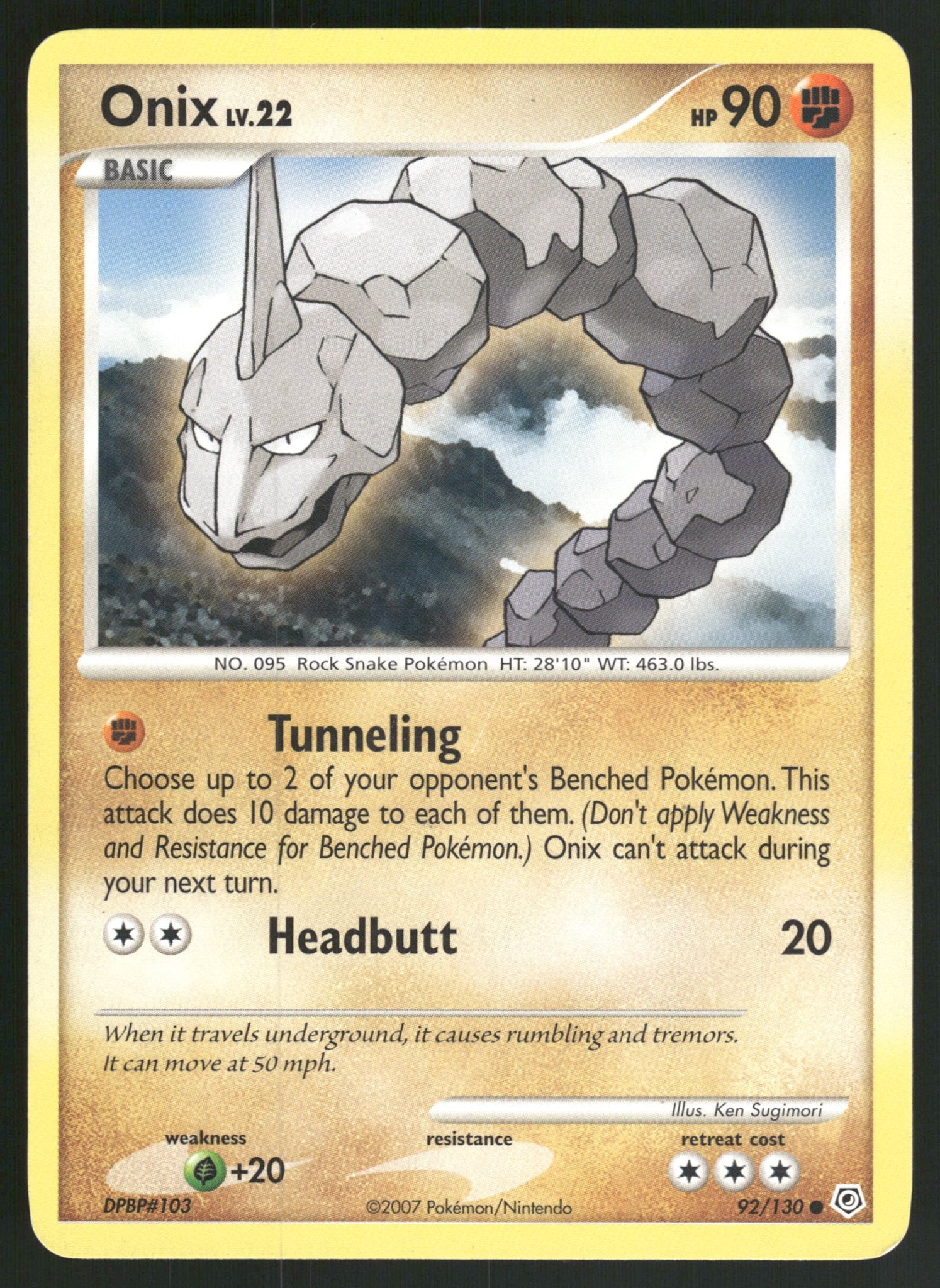 Onix 92/130 - Diamond &amp; Pearl (Fair), Verzenden, Gebruikt