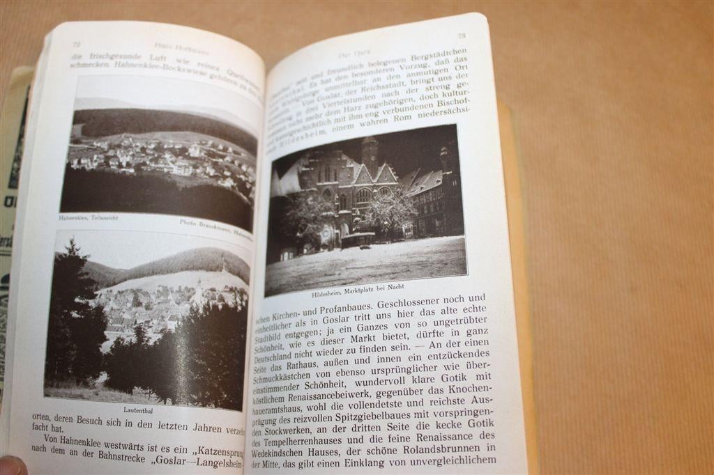 De Harz & Kyffhäusergebergte — Vintage Gids [1930], Ophalen of Verzenden, Gelezen, Europa