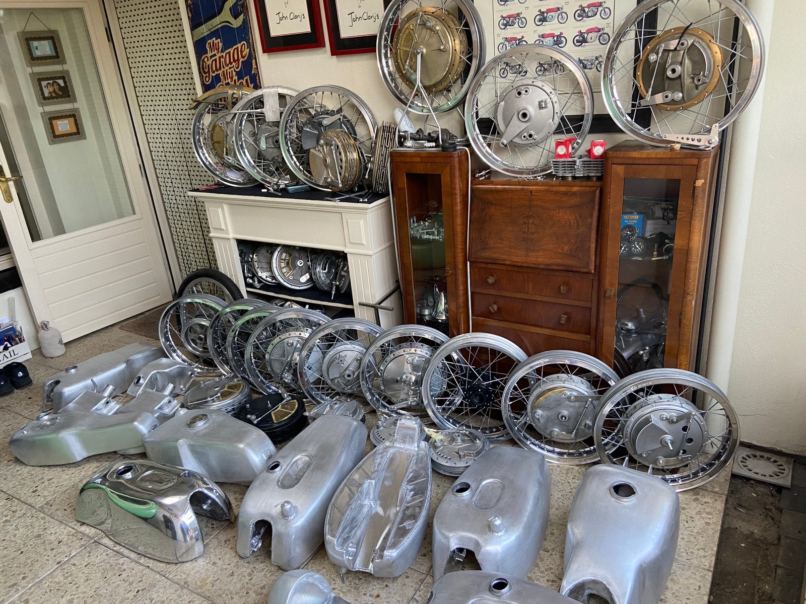 CERIANI OLDANI FONTANA YAMAHA GRIMECA HONDA Trommelrem race, Ophalen, Nieuw