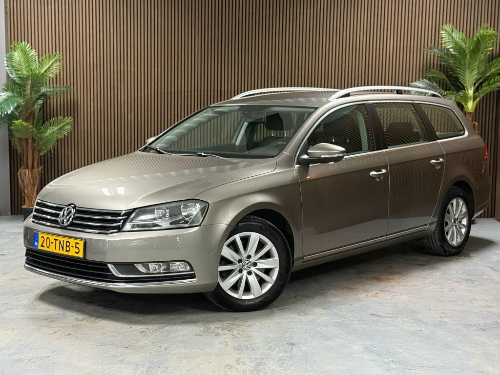 Volkswagen Passat Variant 1.4 TSI Comfl. BlM (bj 2012), Auto's, Volkswagen, Euro 5, Bruin, Origineel Nederlands, Onderhoudsboekje