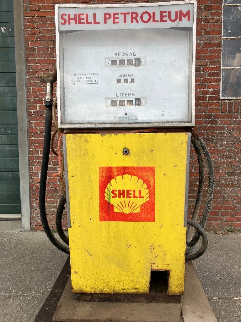 Shell benzine/diesel pompen, Ophalen