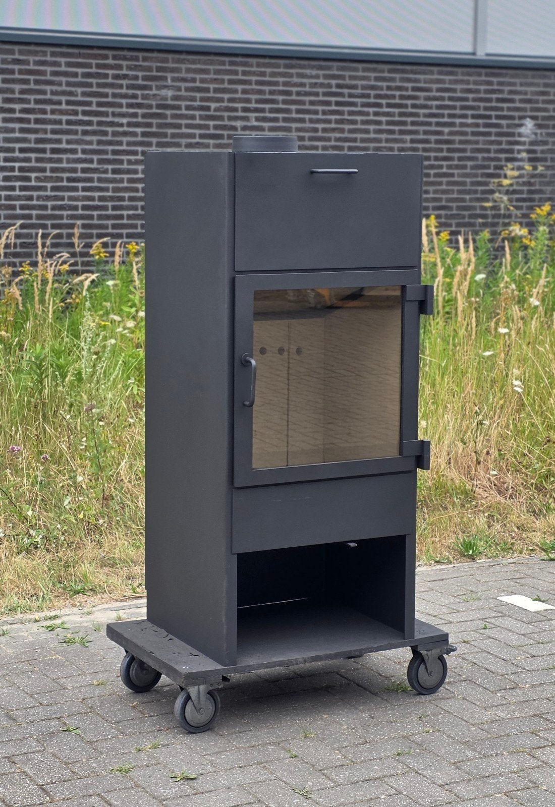 Houtkachel Dik Geurts Lars 1300, Huis en Inrichting, Kachels, Houtkachel, Ophalen of Verzenden, Zo goed als nieuw, Vrijstaand