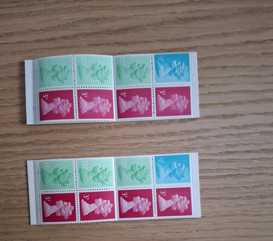 postzegelboekje engeland MH 59 c + d HB 102, Verzenden, Postfris