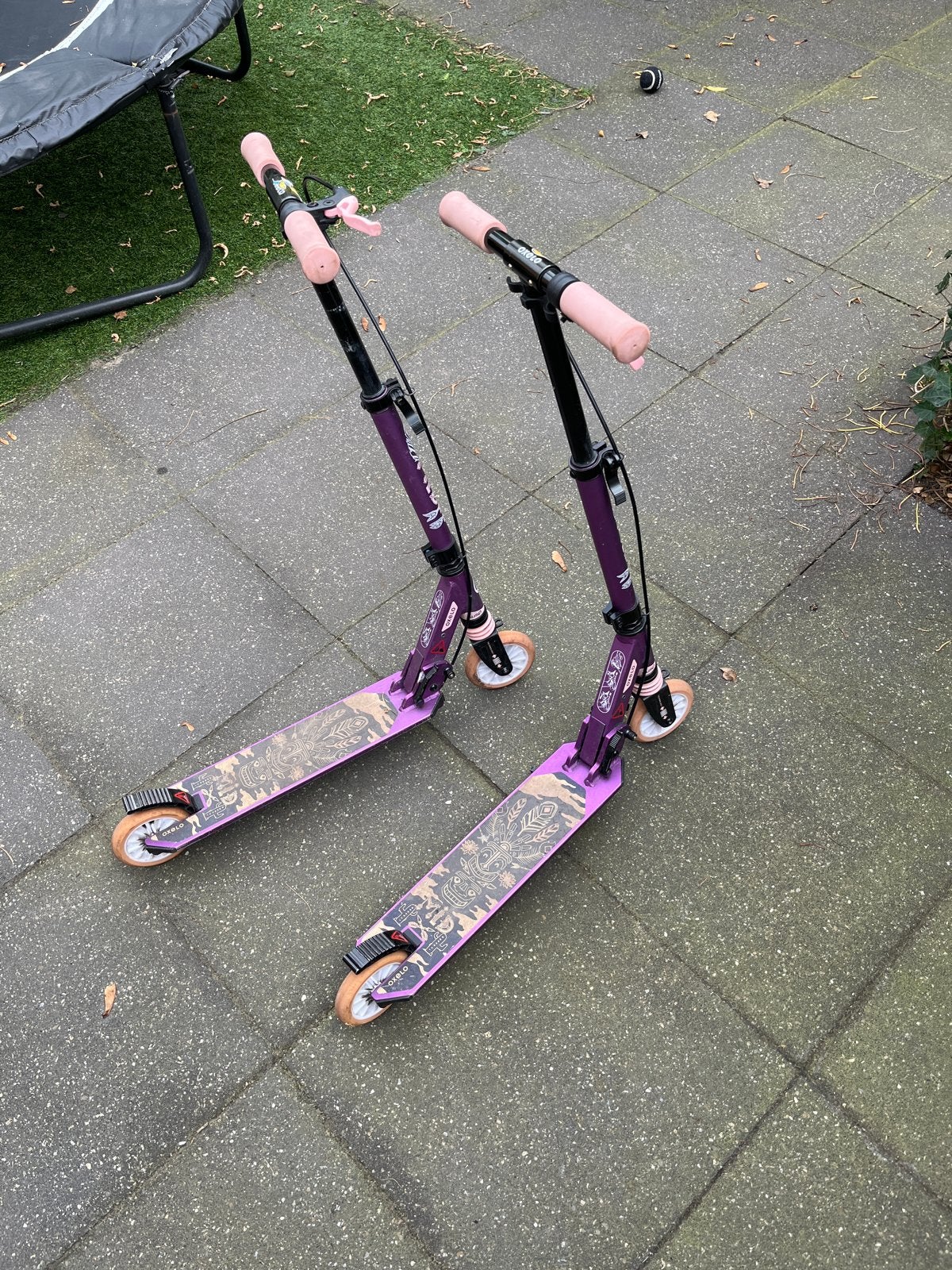 Exelo Decathlon - Paars, Verzenden, Gebruikt, Gewone step