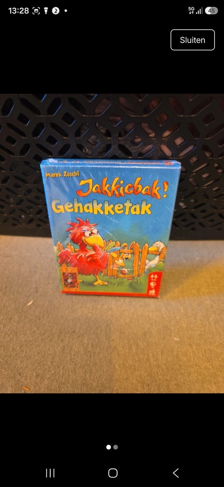 Jakkiebak! Gehakketak! Kaartspel voor kinderen, Drie of vier spelers, Ophalen of Verzenden, Nieuw, 999 Games
