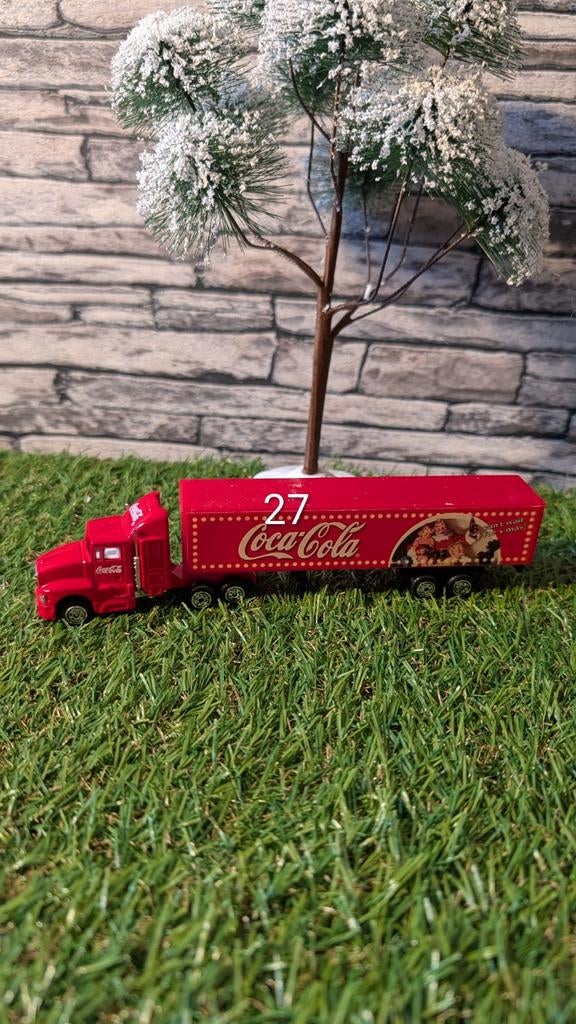 Coca Cola Vrachtwagen Miniatuur - Kersteditie, Ophalen of Verzenden