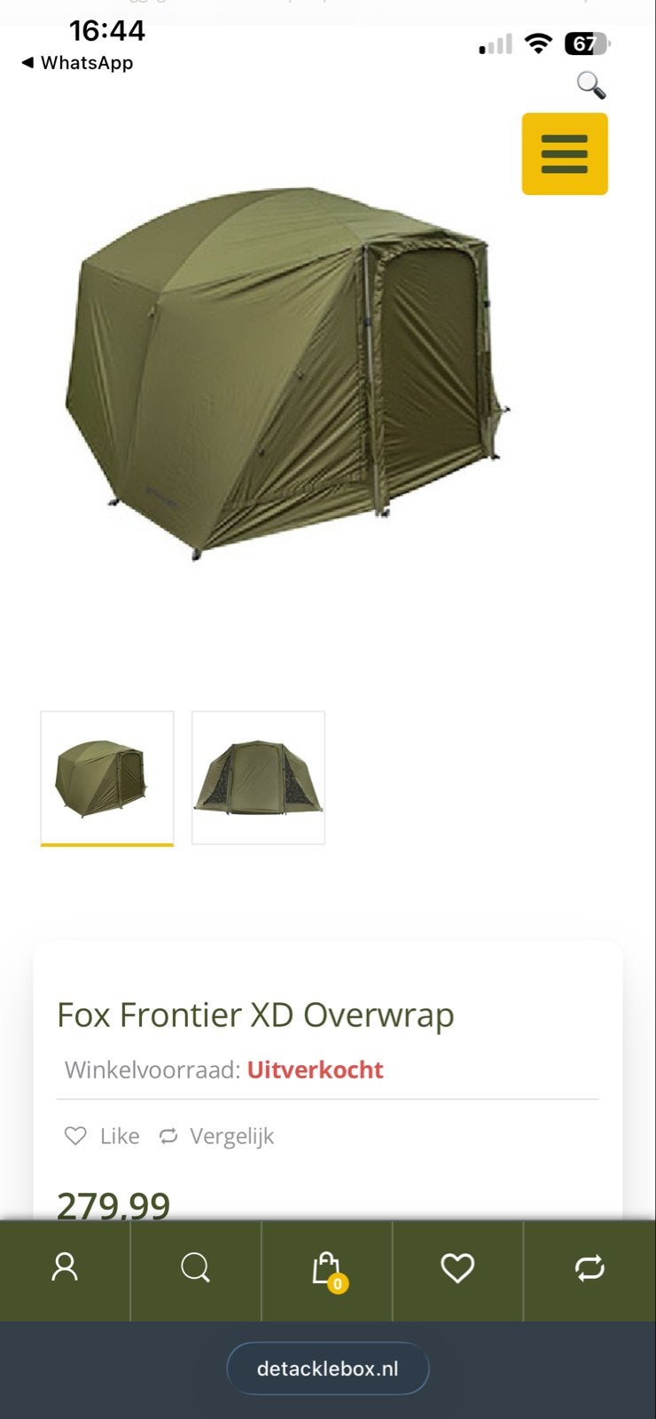 Fox Frontier XD Overwrap - Nieuw!!, Watersport en Boten, Ophalen, Nieuw