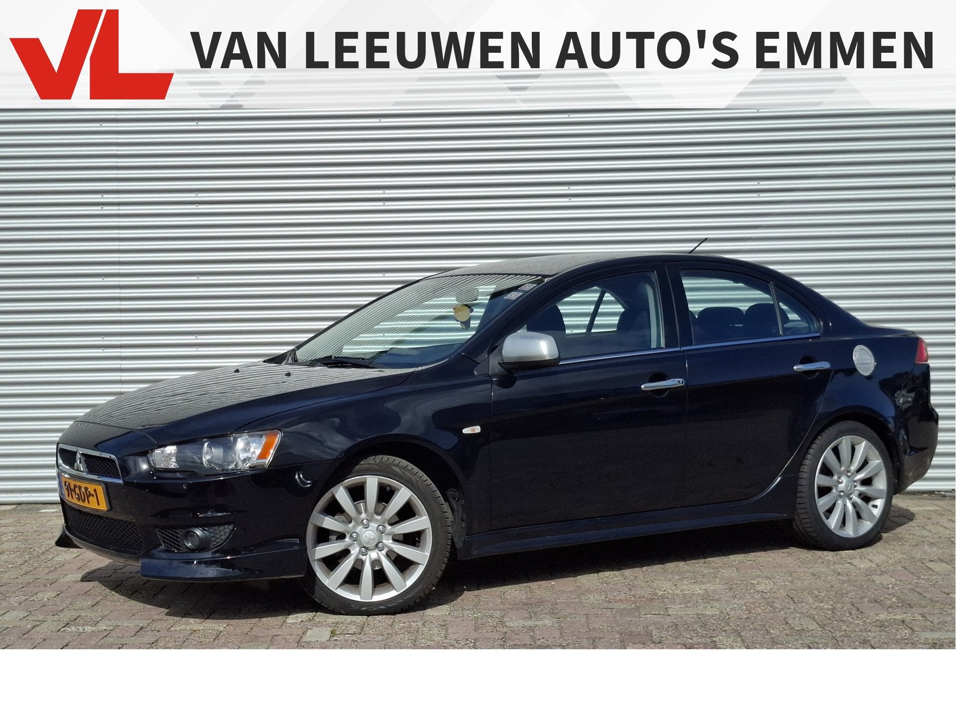 Mitsubishi Lancer Sports Sedan 1.8 Intense | Nieuw Binnen! |, Auto's, Stof, Gebruikt, Met garantie (alle), Zwart