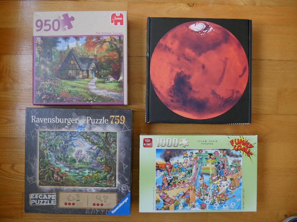legpuzzels divers, Ophalen, 500 t/m 1500 stukjes, Zo goed als nieuw, Legpuzzel