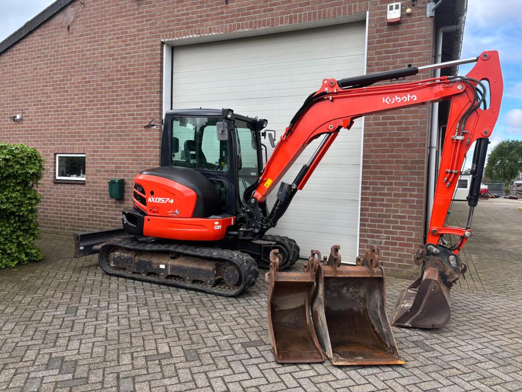 Kubota KX057-4 Minigraver graafmachine 4380 Hours!, Zakelijke goederen, Machines en Bouw | Kranen en Graafmachines, Graafmachine