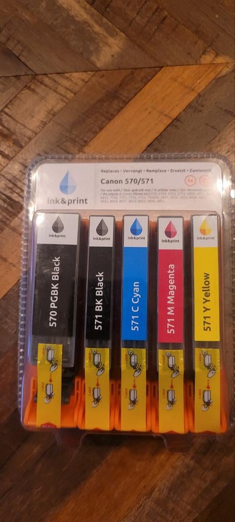 Inkt cartridge canon 570/571, Ophalen, Nieuw