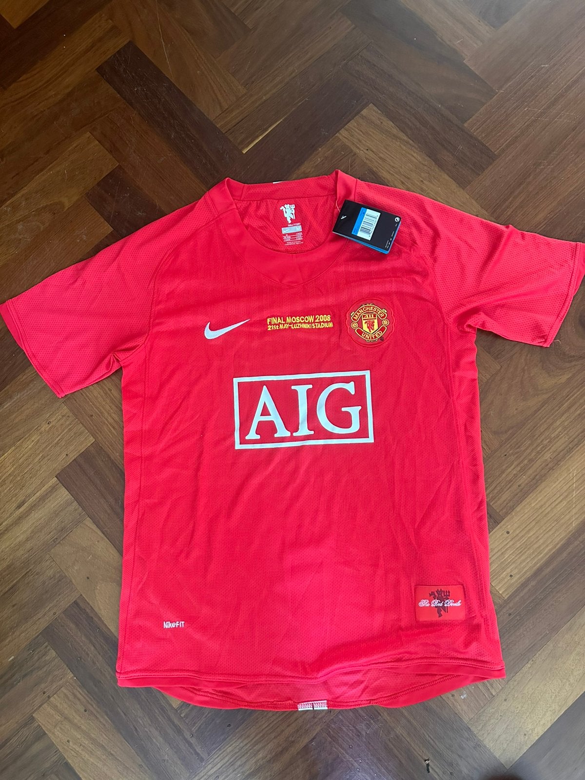 Manchester United 2007/2008 Thuis Voetbalshirt, Sport en Fitness, Maat M, Ophalen of Verzenden, Nieuw, Shirt