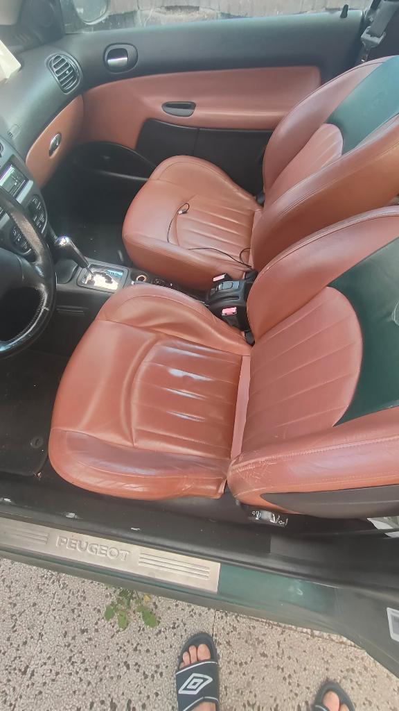 Peugeot 206 1.6 16V CC Roland Garros AUT 2005 Groen, 4 cilinders, Cabriolet, 4 stoelen, Origineel Nederlands