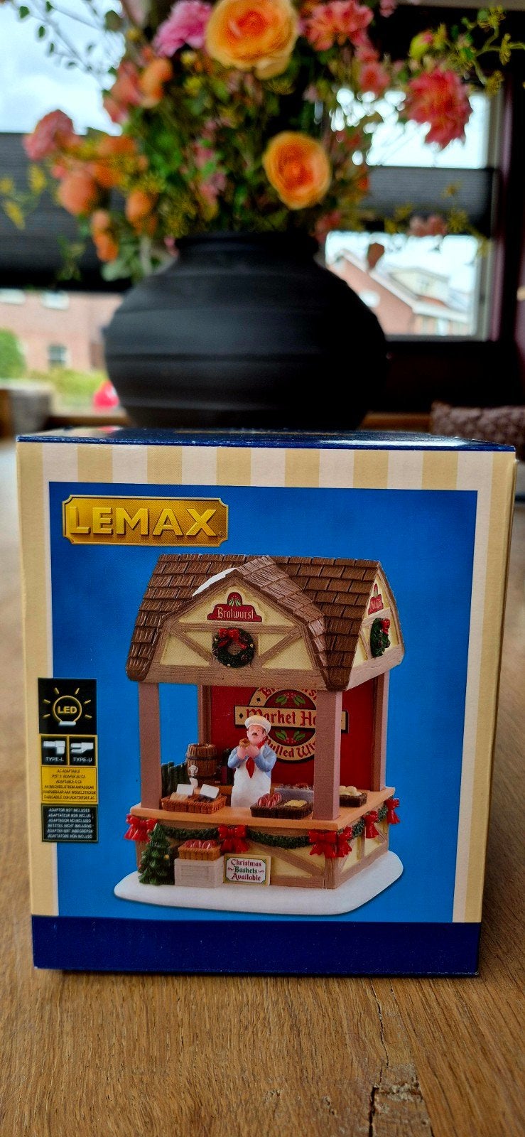 Lemax 'braadworstenkraam' (#14903), Diversen, Ophalen of Verzenden, Zo goed als nieuw