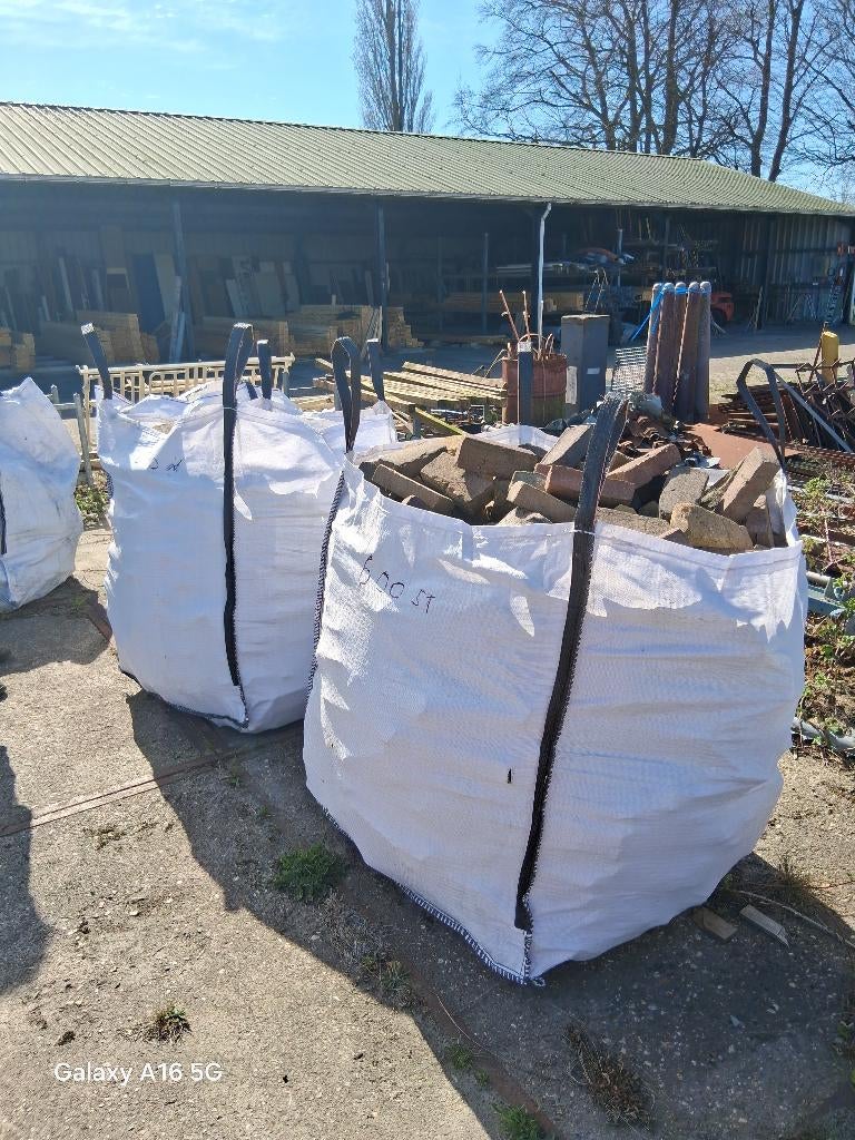 Porfierkeien 5,4 m2., Ophalen, Gebruikt, Overige typen, 5 tot 10 m²