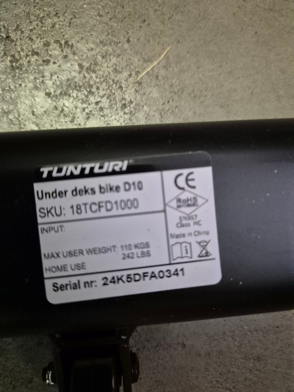 Foto 6 van Tunturi stoelfiets/mini hometrainer/bewegingstrainer