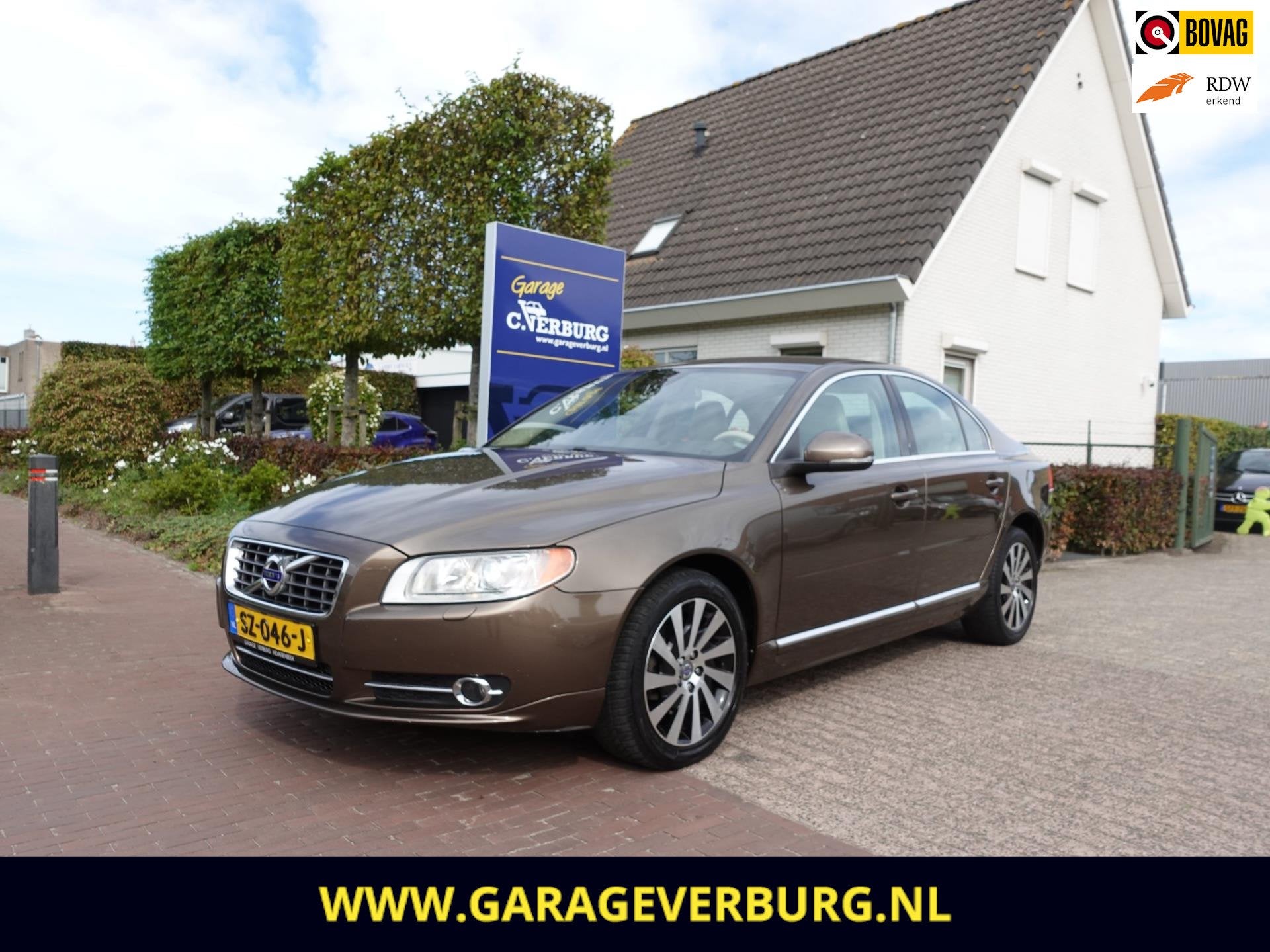 Volvo S80 1.6 T4 Automaat Summum (Airco,Cruise,Navigatie,Sto, Gebruikt, 4 cilinders, Bruin, 1600 kg