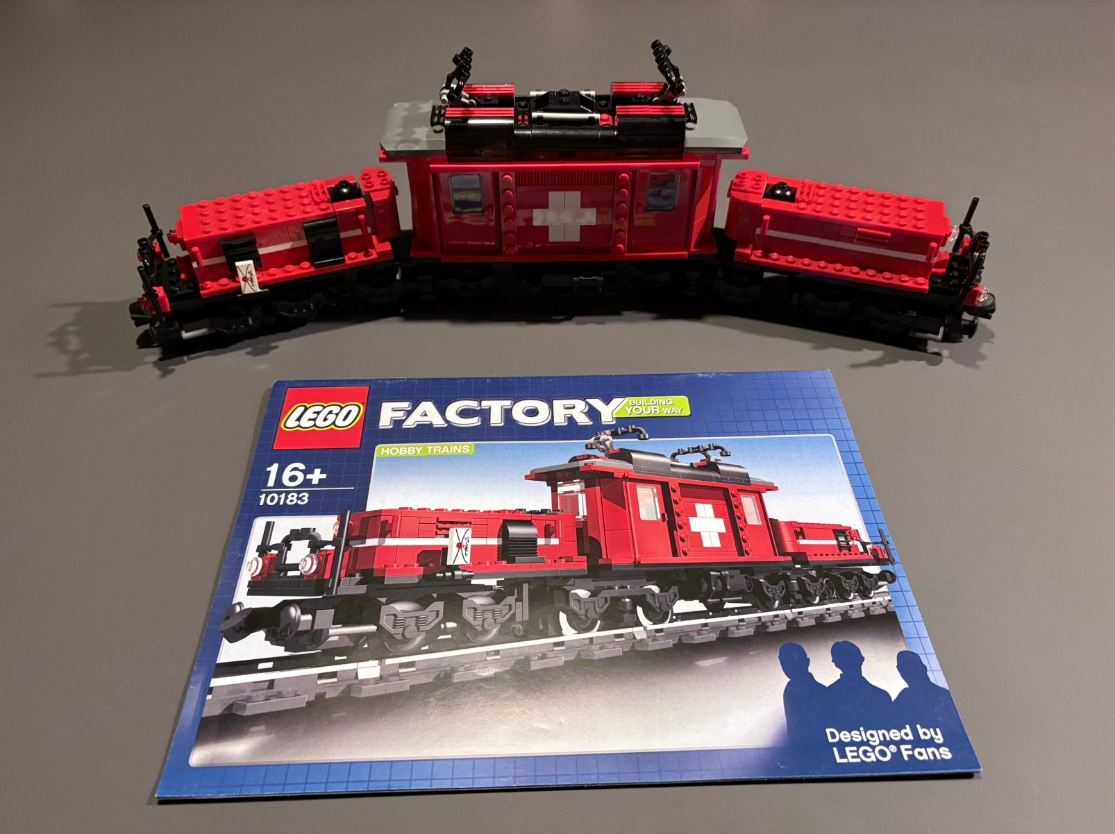 Lego trein  Factory 10183 Building your way., Overige thema's, Ophalen of Verzenden, Zo goed als nieuw, Complete set
