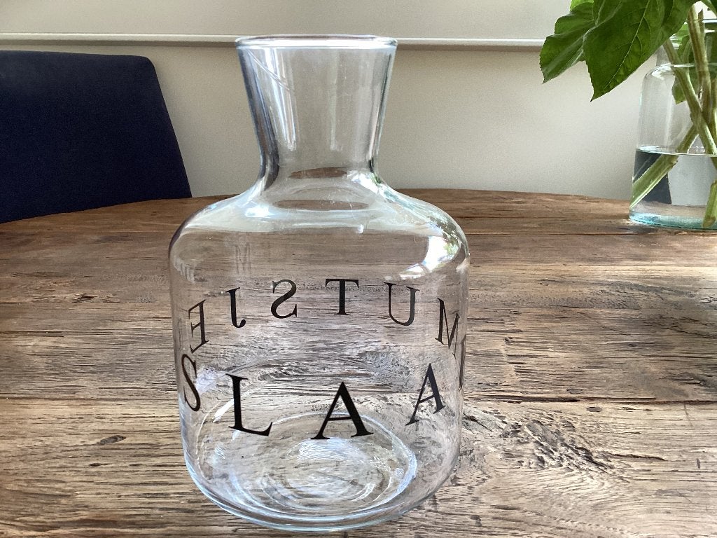 Glazen karaf, Ophalen, Glas of Glazen, Overige merken, Modern