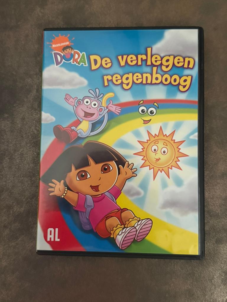 Dora De Verlegen Regenboog DVD - Nickelodeon, Gebruikt, Alle leeftijden, Ophalen of Verzenden, Tv fictie
