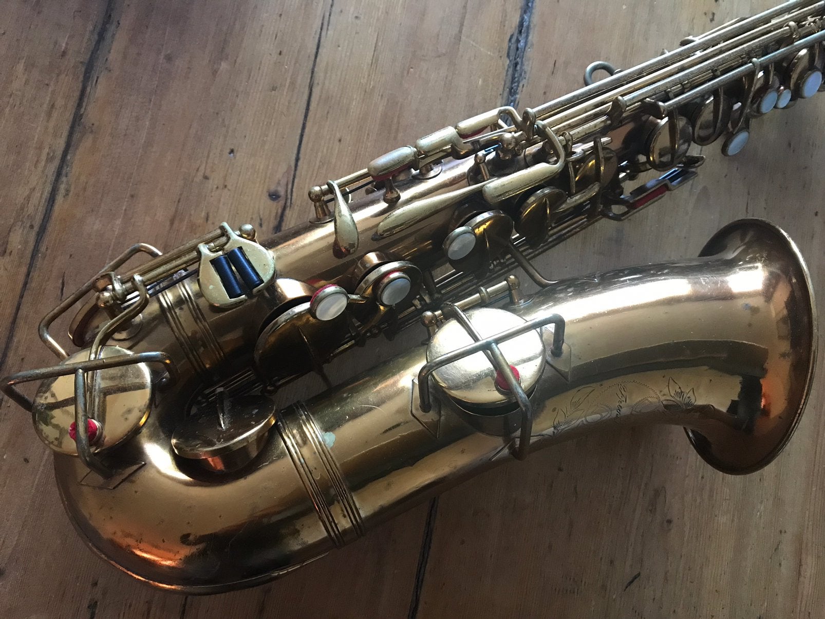 HOLTON vintage alt saxofoon, Ophalen of Verzenden, Gebruikt, Alt, Met koffer