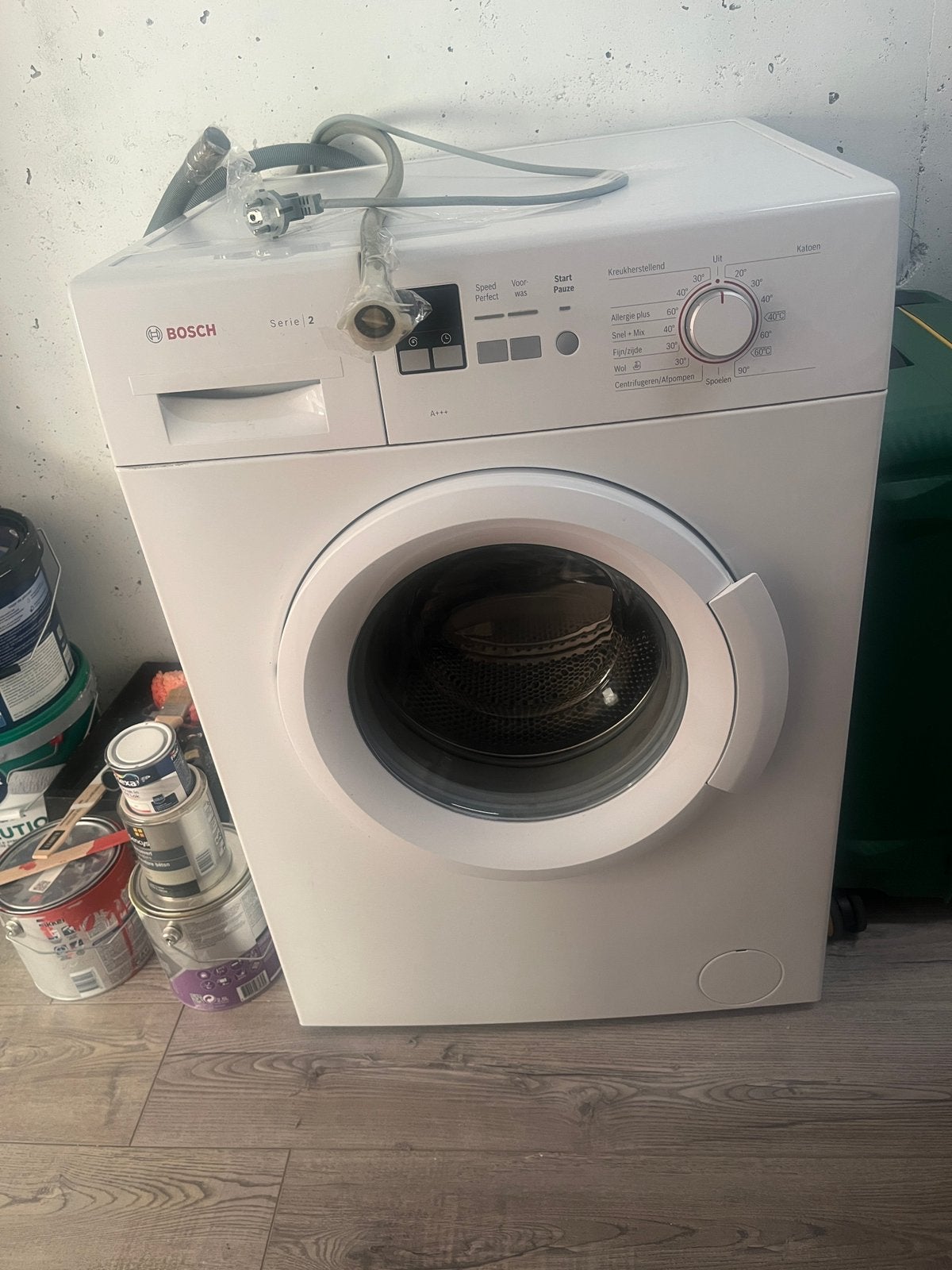 Bosch wasmachine, Ophalen, Zo goed als nieuw, 1200 tot 1600 toeren, 85 tot 90 cm