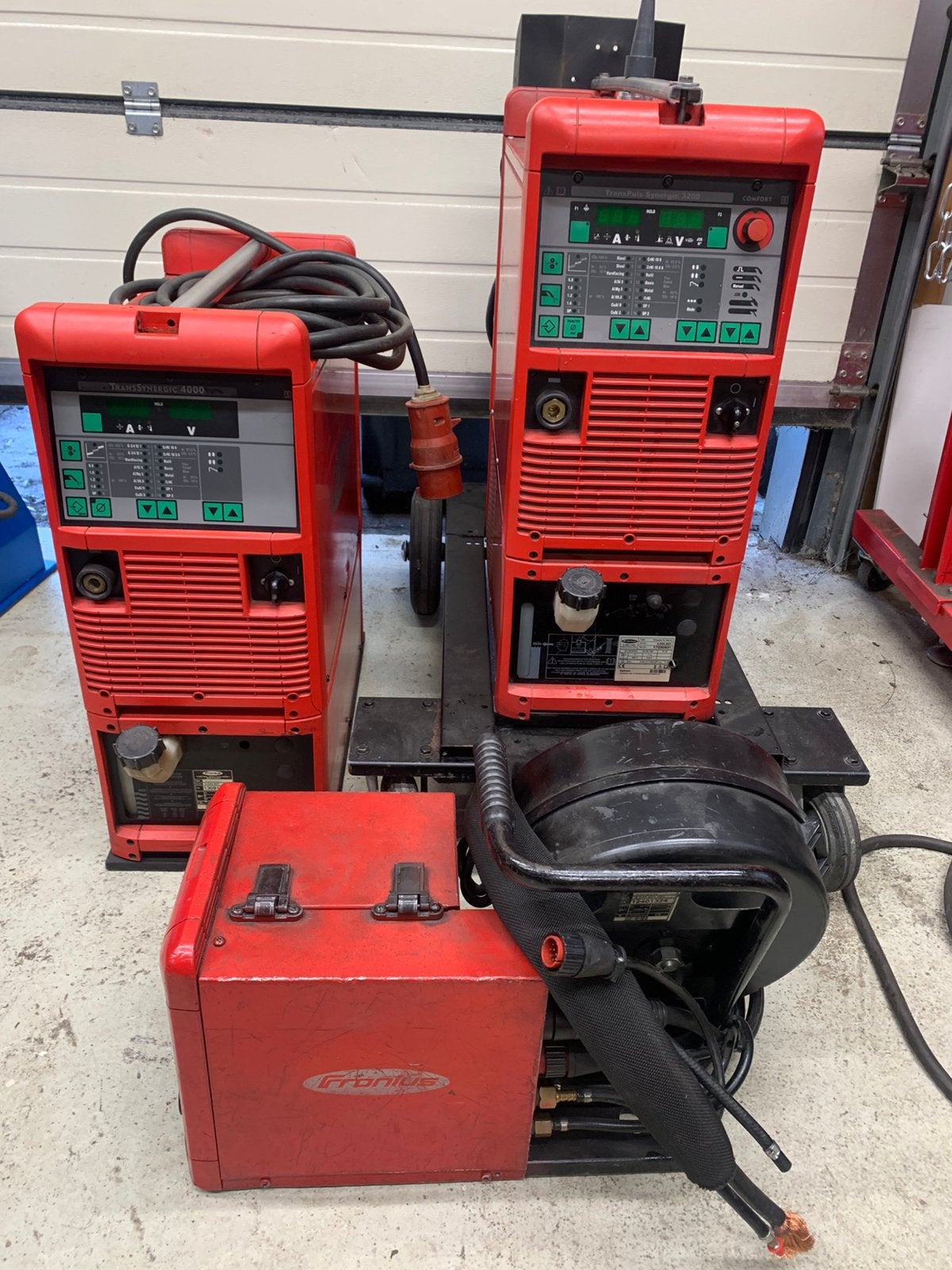 2x fronius transpuls 3200, Ophalen, Zo goed als nieuw, 250 ampère of meer, Tig
