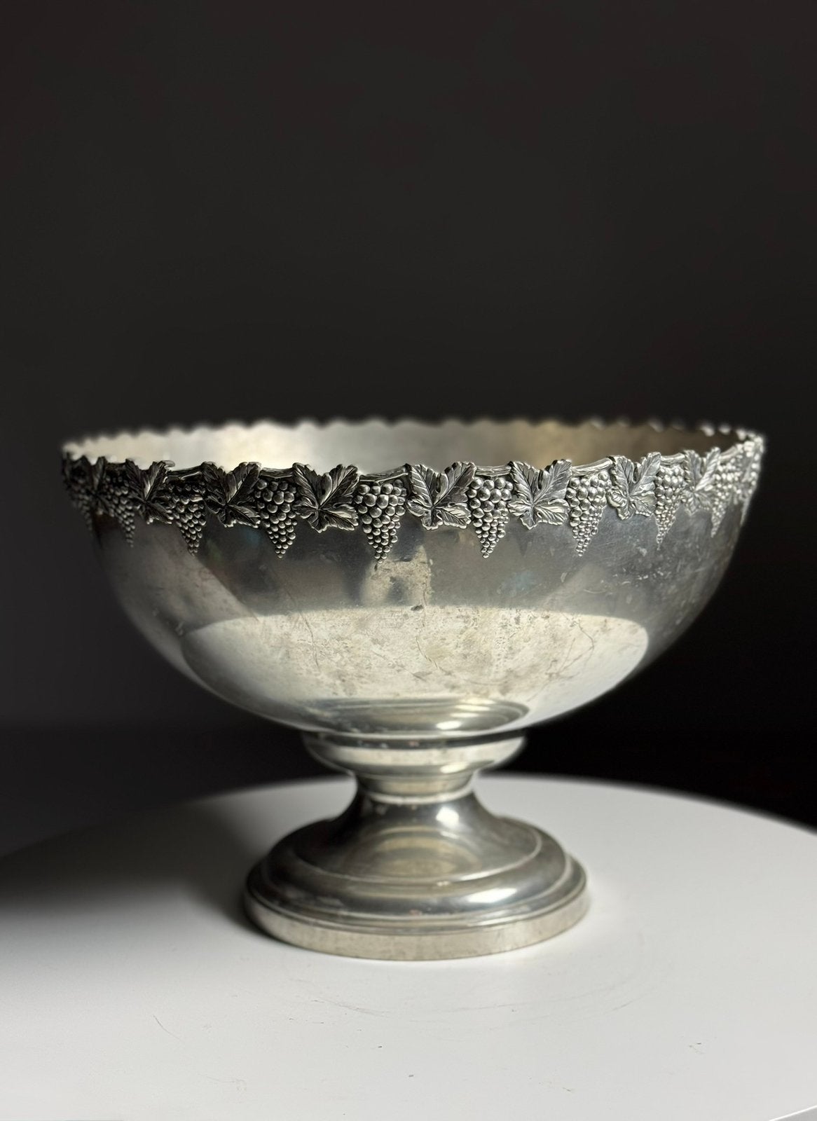 Champagne schaal bucket vintage, Ophalen, Rond, Glas
