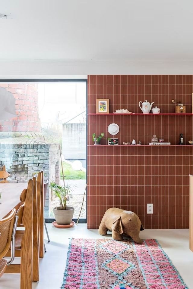 VT Wonen Chop Mattone wandtegels 5x15cm. 1,8 doos (1.25m2), Nieuw, Minder dan 20 cm, Minder dan 5 m², Wandtegels