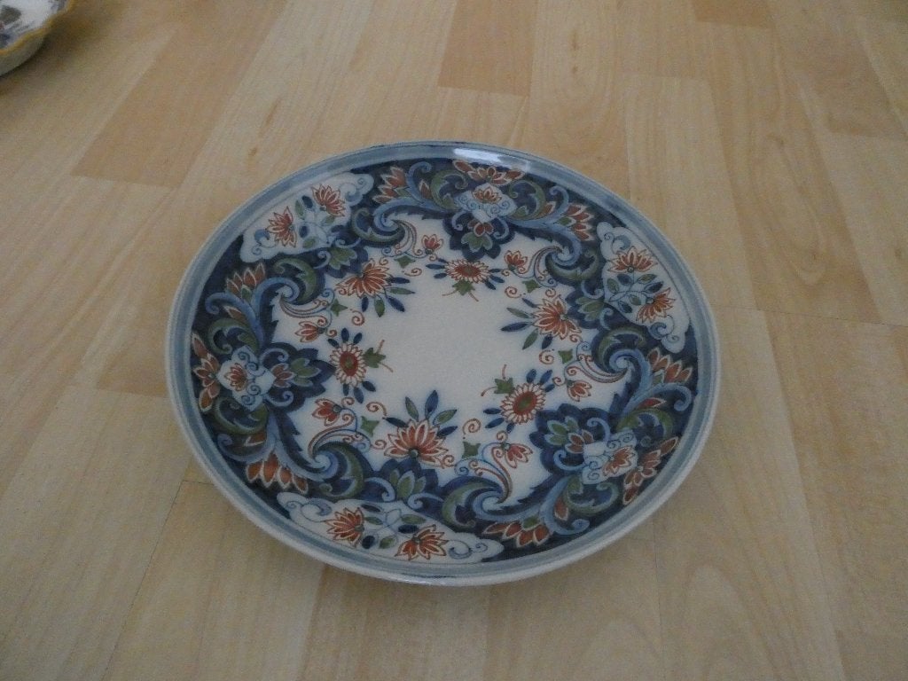 Makkumer aardewerk sierbord model 892, Ophalen, Meerkleurig, Decoratieobject, Steen/keramiek