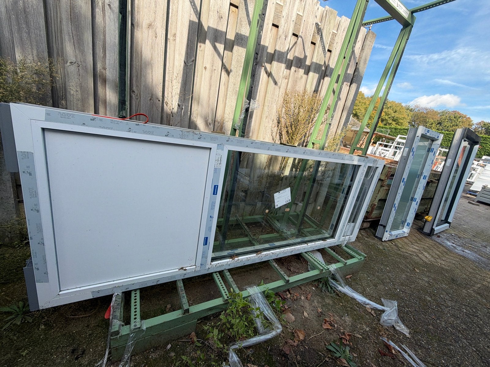Deceuninck Kozijn 880x2430mm - Wit (RAL 9016), Doe-het-zelf en Verbouw, Ophalen, Gevelraam of Ruit, 80 tot 120 cm, Nieuw