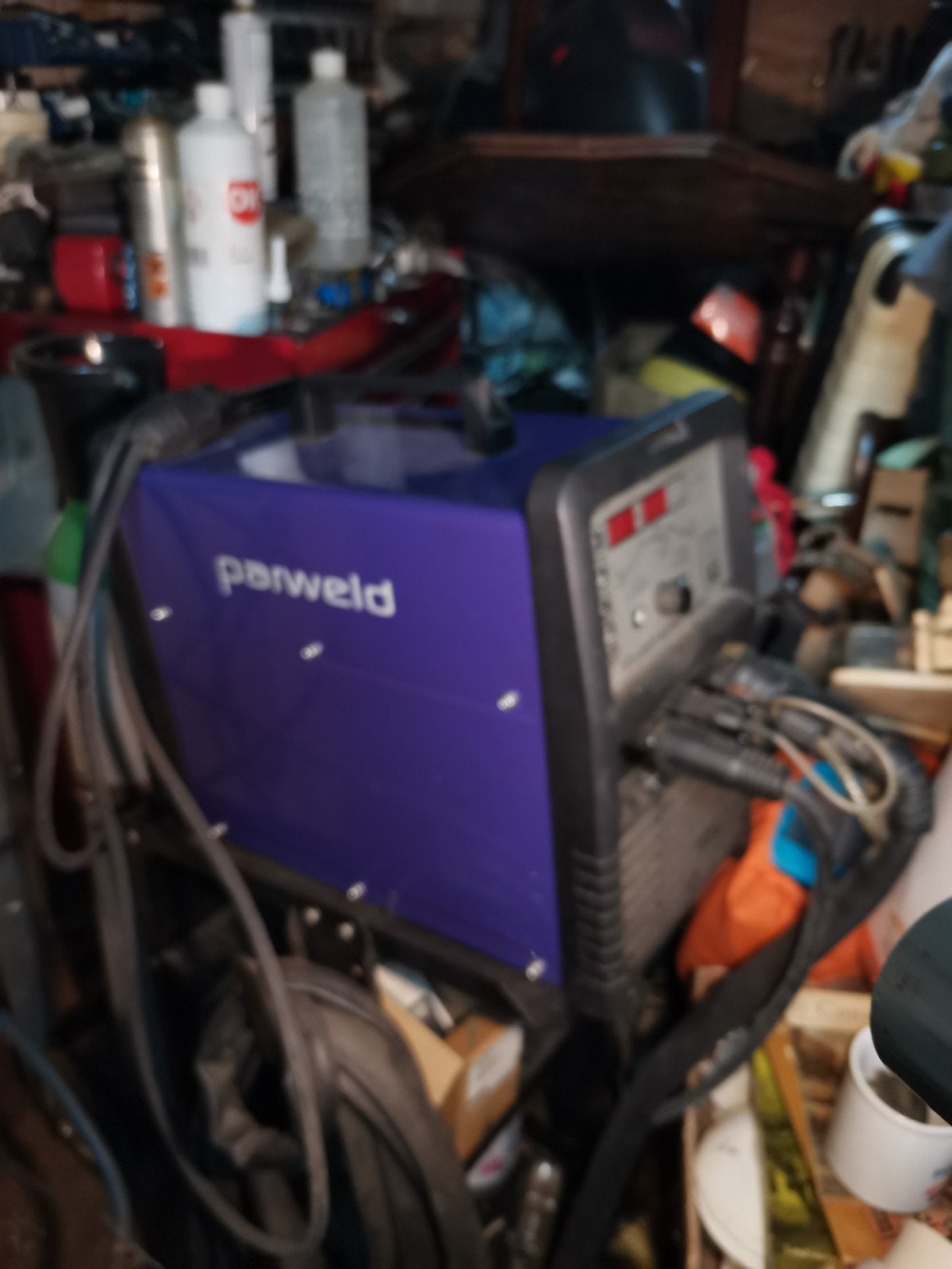 Parweld XTI-202P AC lasapparatuur zie foto's, Doe-het-zelf en Verbouw, Ophalen, Zo goed als nieuw, Minder dan 150 ampère, Overige typen