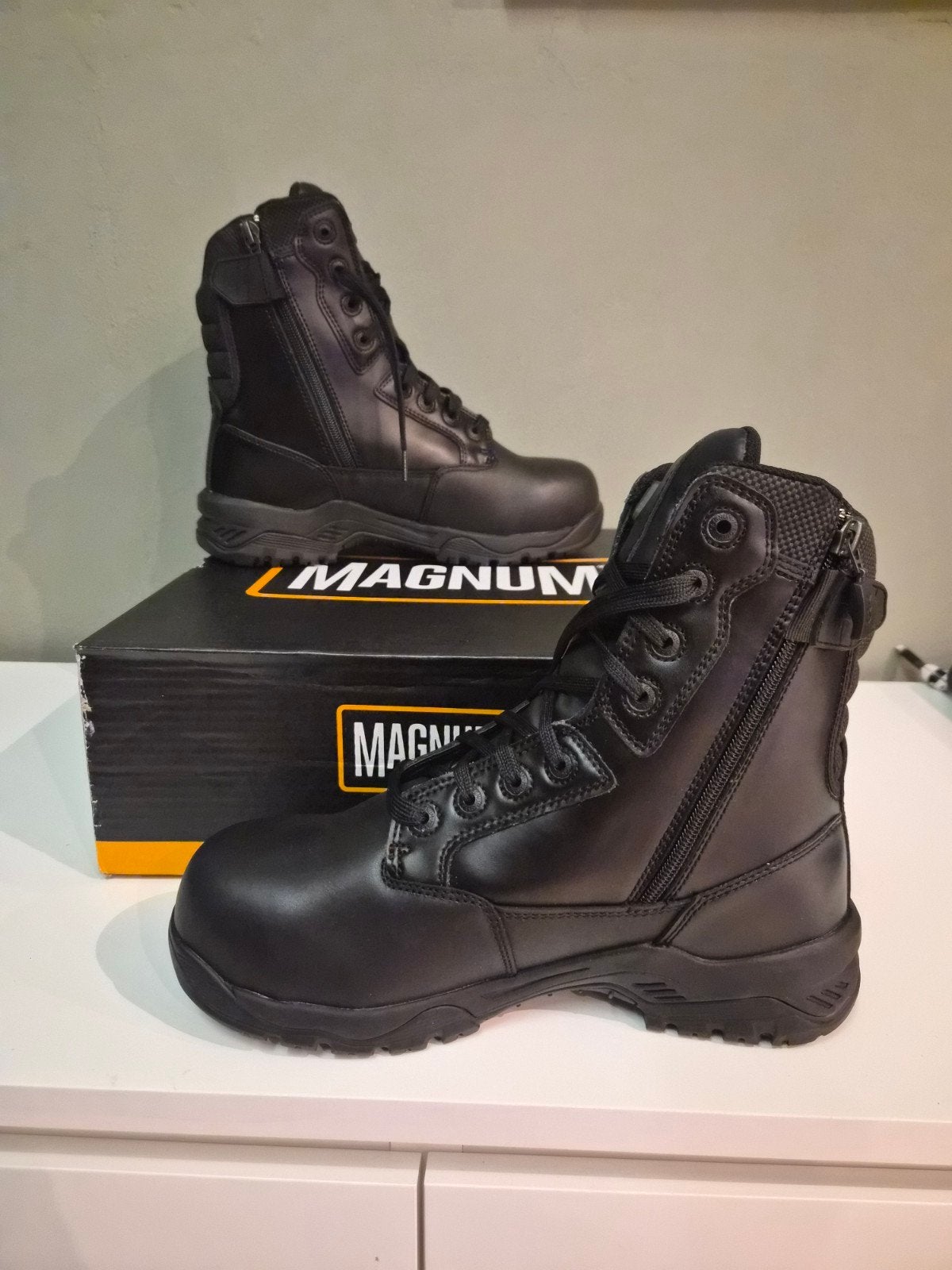 Magnum Strike Force 8.0 Leather werkschoenen, Ophalen, Zwart, Nieuw, Magnum